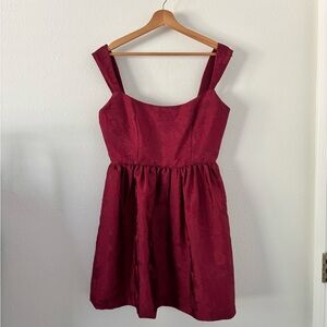 Sachin + Babi Burgundy Mini Dress